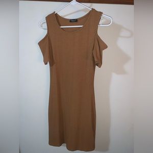 Urban Look brown bodycon dress